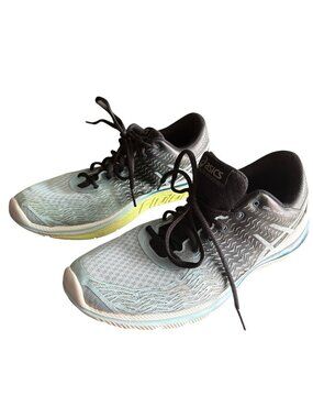 ASICS Gel Super J33 2 Men’s Size 10 Running Shoes Black Blue Athletic